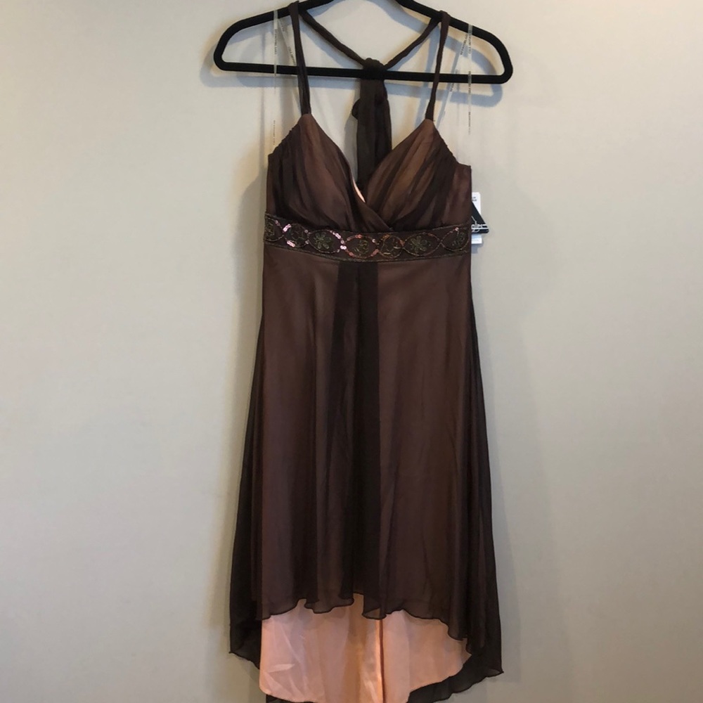 NWT City Triangles Dance Halter Dress Sz M